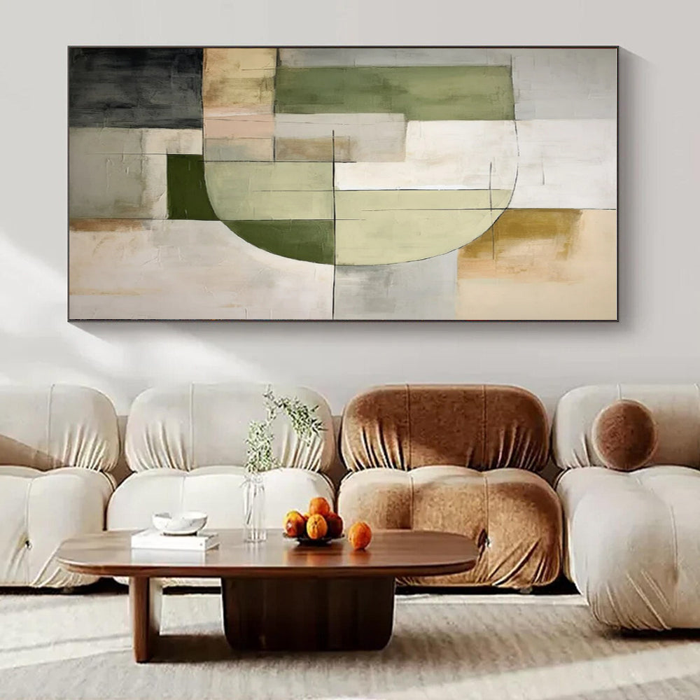 Hand-Painted Bespoke Abstract Canvas for Office & Hotel Art Galleries LargeART1451