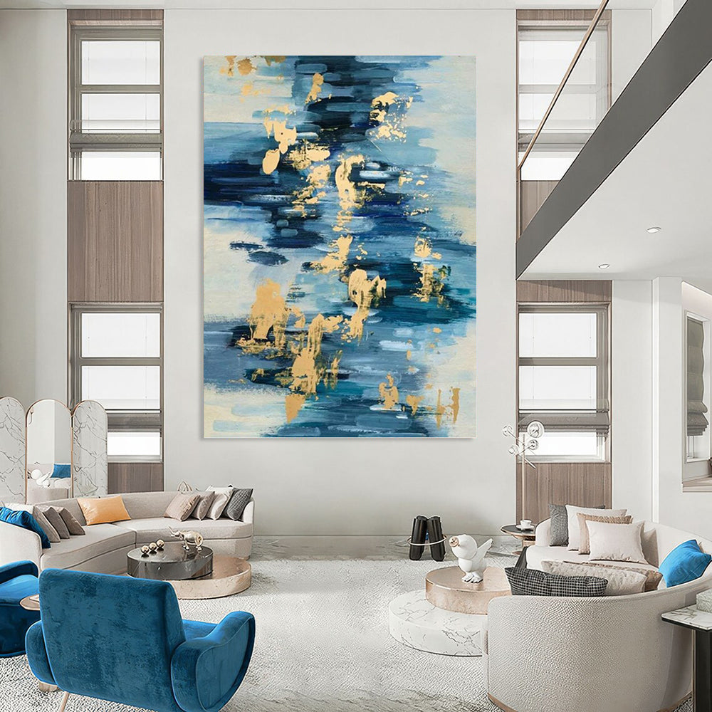 Bold Textured Abstract Artwork for Office & Bar DKH0931