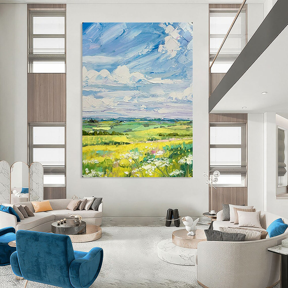 Handmade Textured Abstract Artwork for Living Room & Study LargeART2150