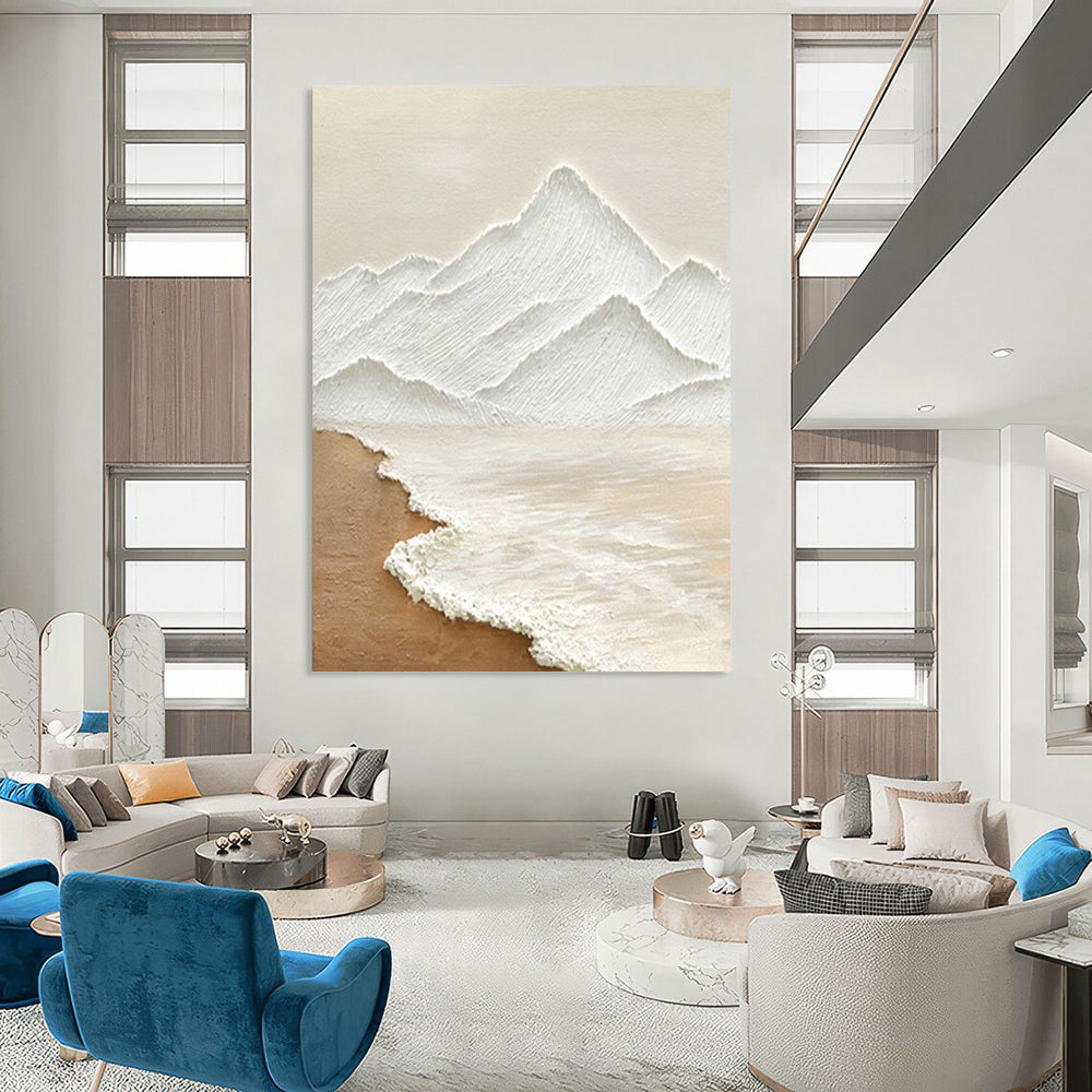 Hand-Painted Large-Scale Abstract Art: Textures for Bar & Hotel DTP273