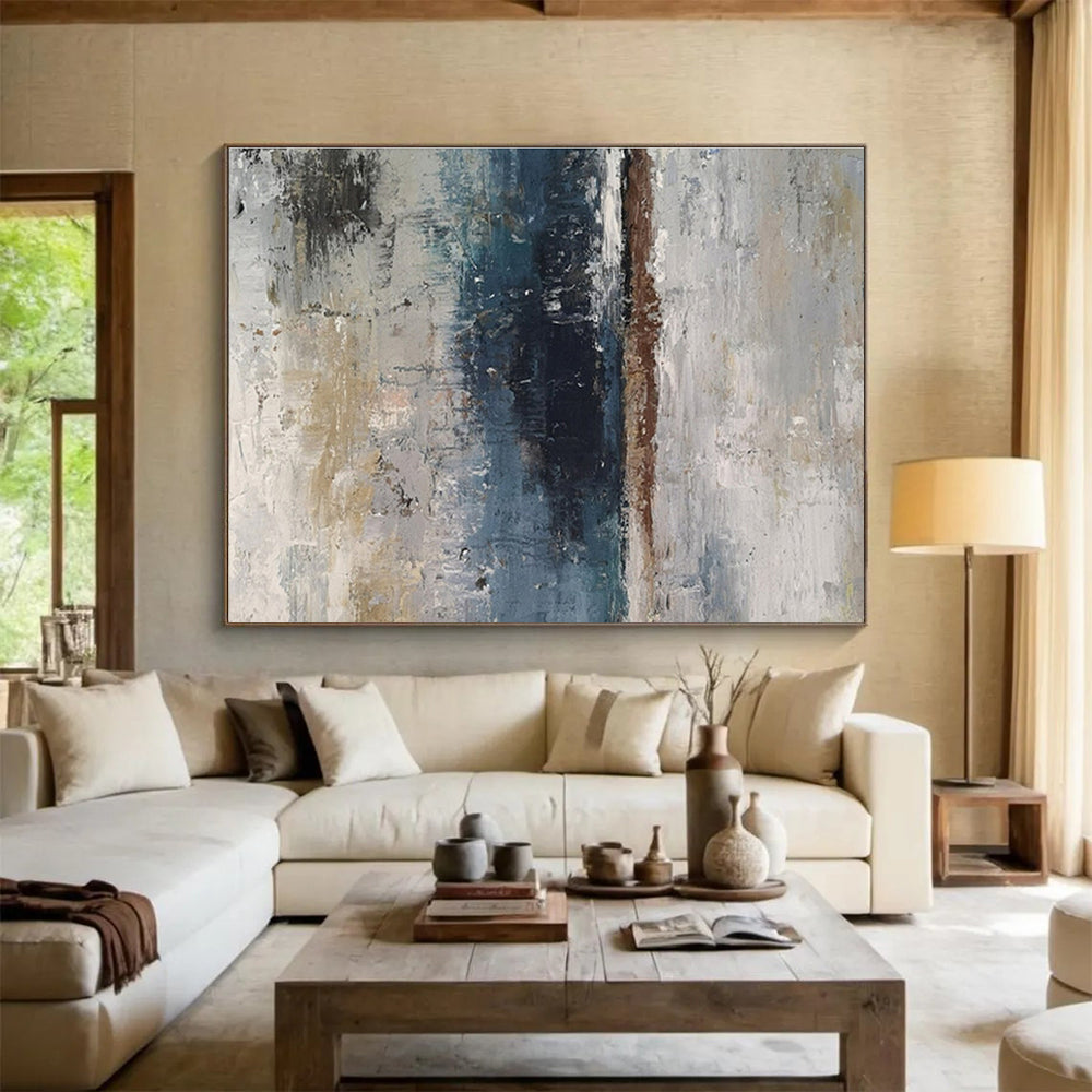 “Abstract Odyssey” Oversized Abstract Mural for Hallway & Office DKH293