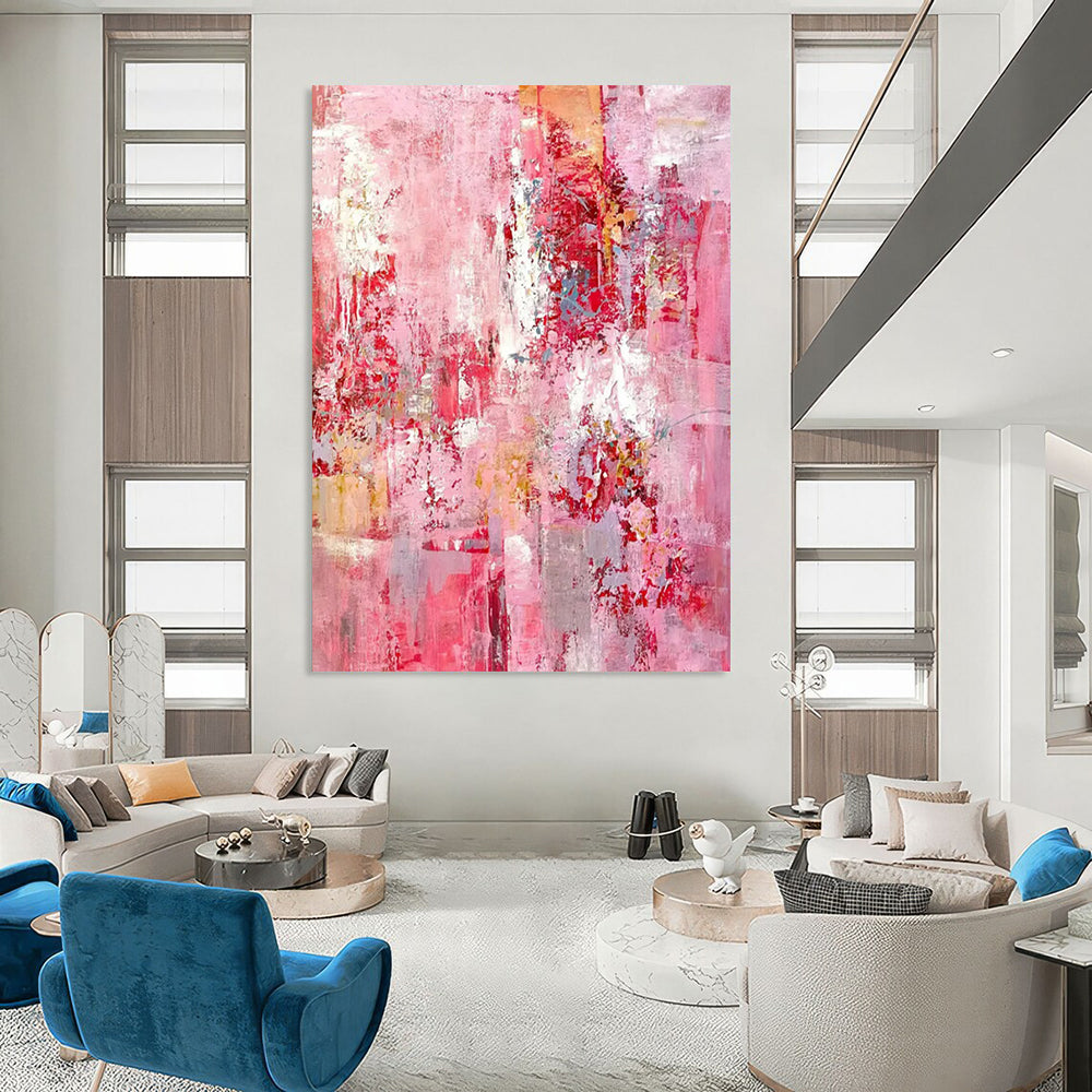 Expansive Hand-Painted Abstract Artworks for Living Room & Hotel Lobby LargeART2300