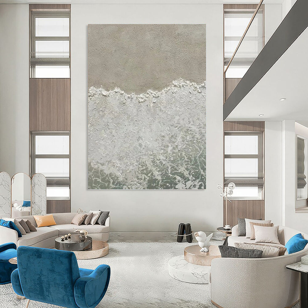 Professionally Designed Hand - Crafted Textured Canvas Abstract for Office & Living Room DKH1127