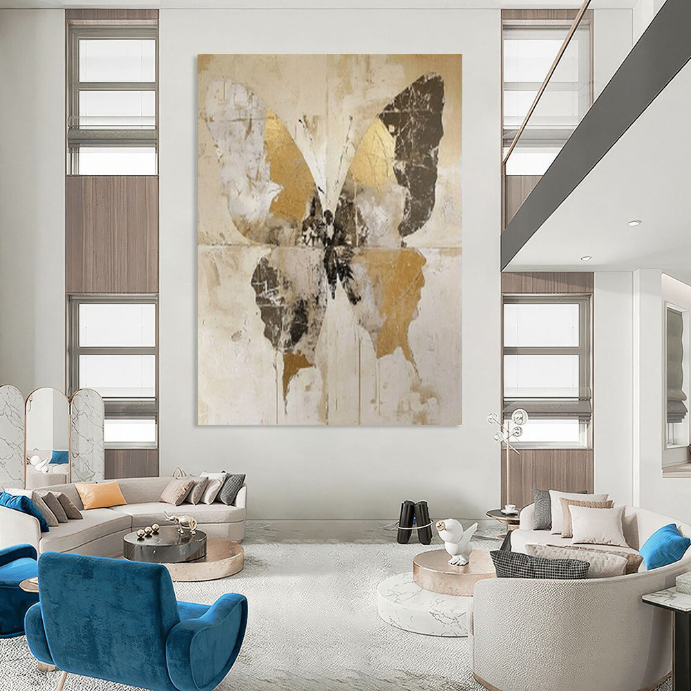 Vast Hand-Painted Abstract Art for Bar & Entertainment Room LargeART2206
