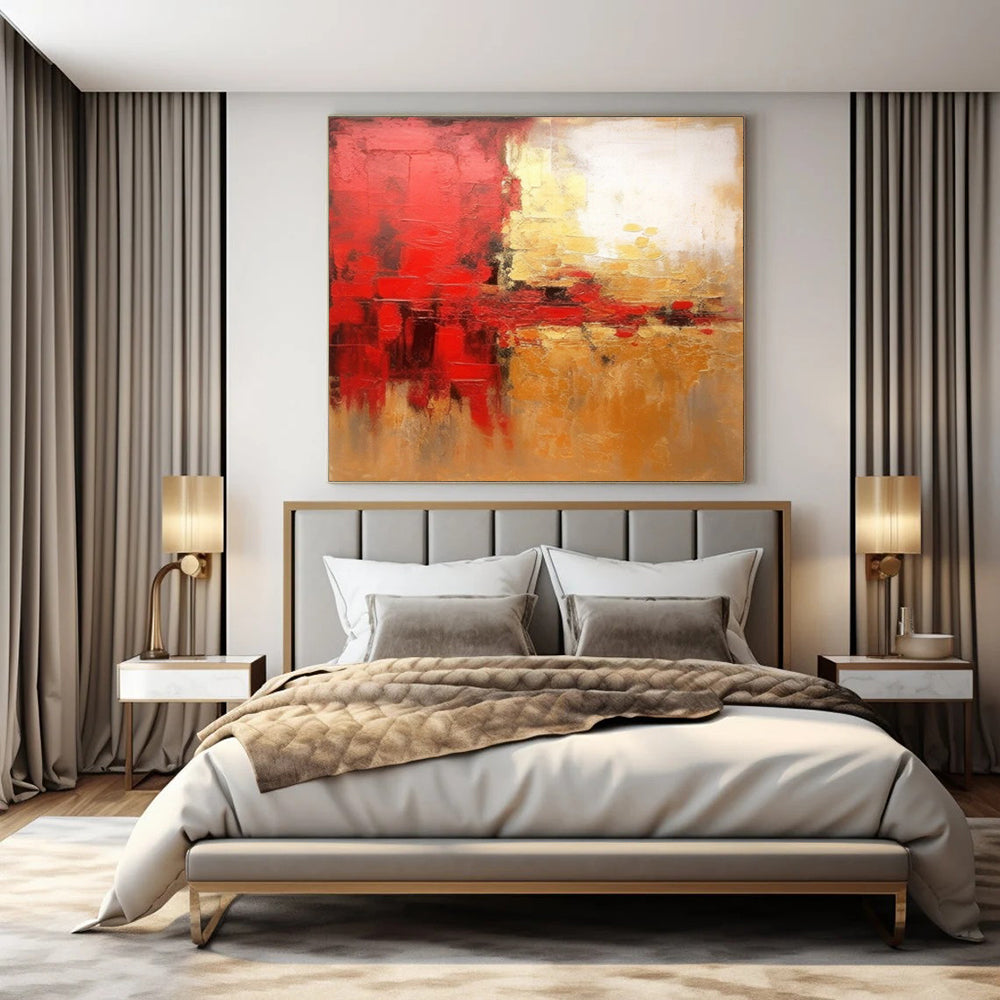 Super-Sized Hand-Painted Modern Abstract Wall Decor for Home Music Rooms