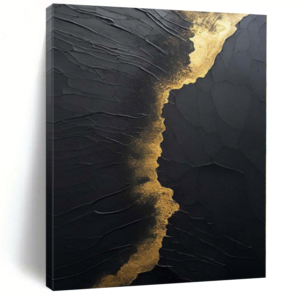 Immense Abstract Canvas for Craft Room Studios - Hand-Painted Mixed Media on Canvas