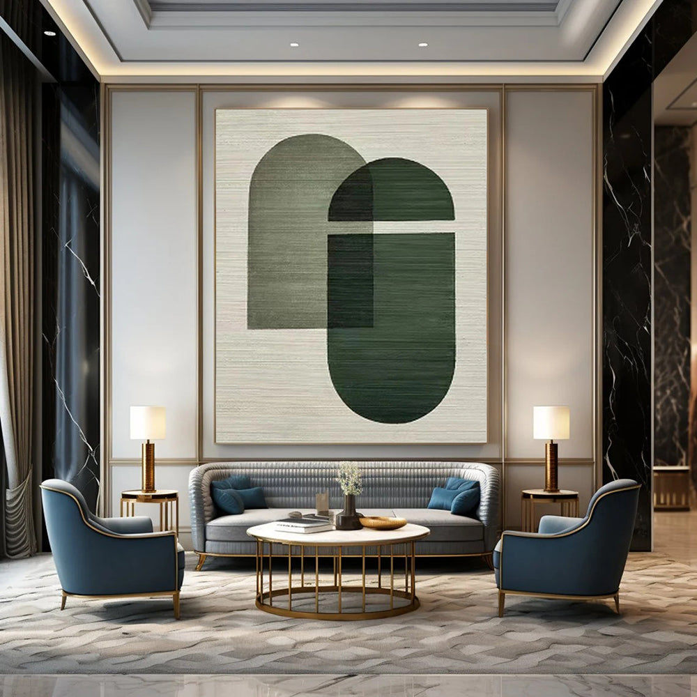 Giant Abstract Art for Pet Nook Spaces - Made to Order Acrylic on Canvas