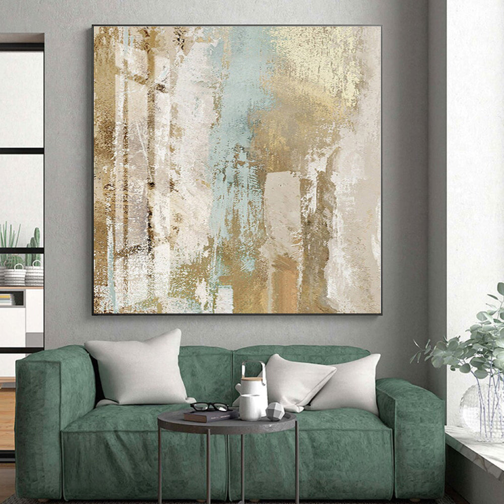 Huge Custom Abstract Art for Bathroom Shower Enclosure Wall
