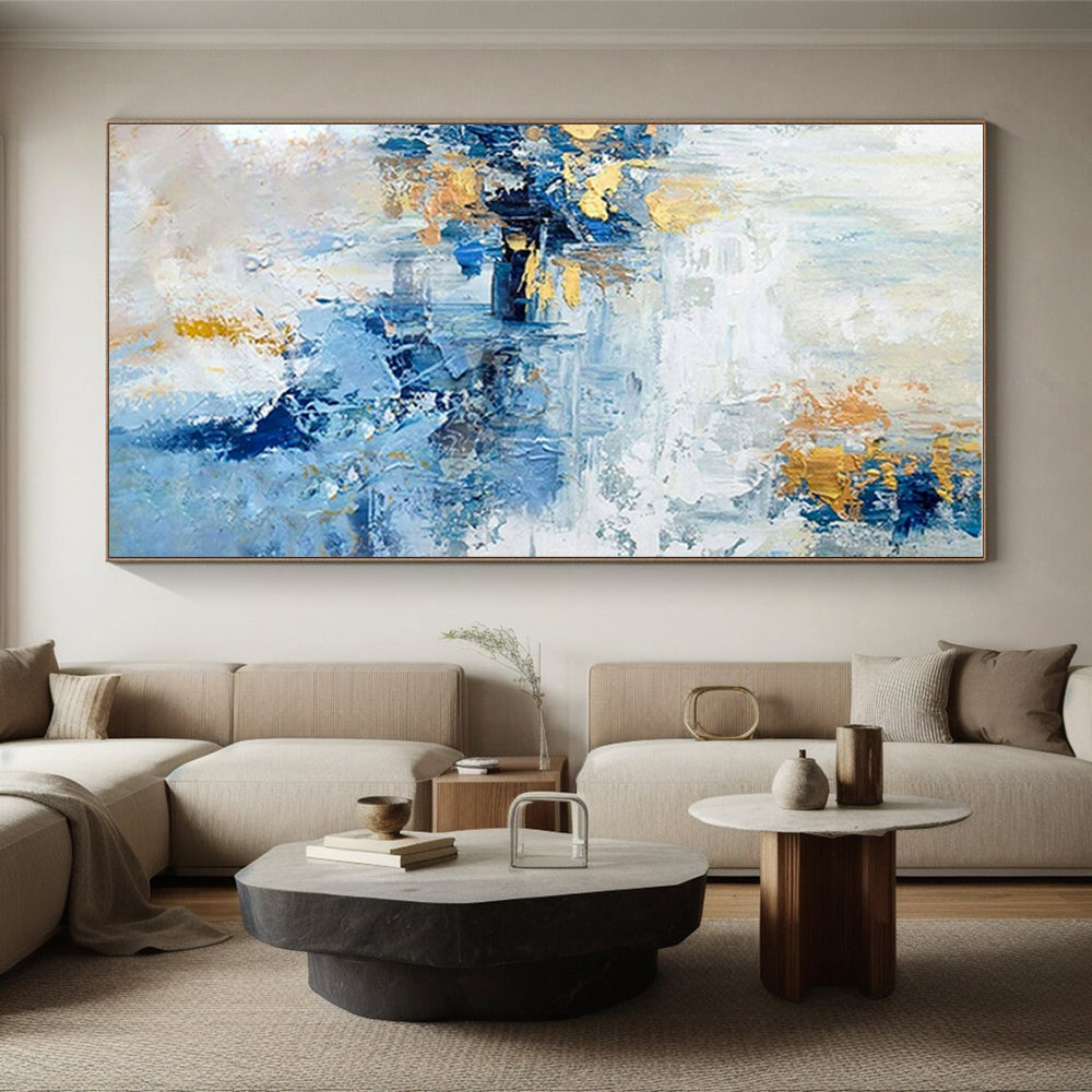 Huge Hand-Finished Abstract Painting for Luxury Residences LargeART0643