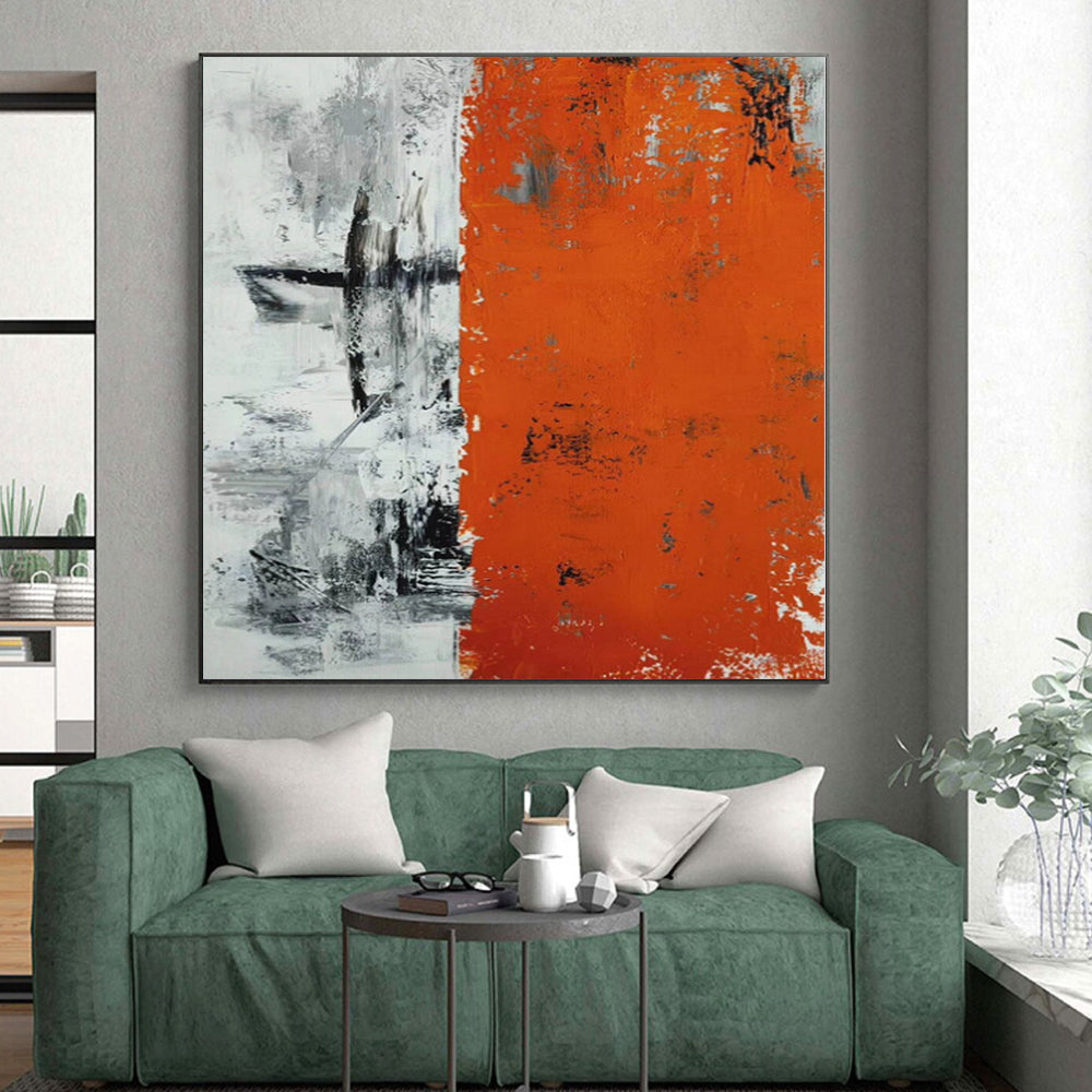 Giant Made-to-Order Abstract Canvas for Walk-in Closet Shoe Storage Walls