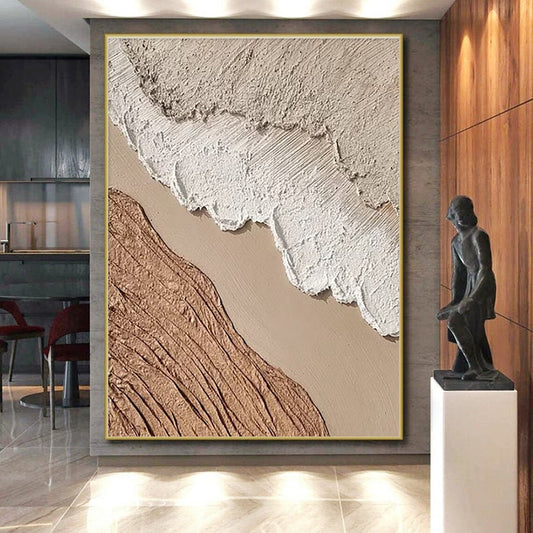 Oversized Abstract Wall Art for Hallway Staircase Visual Flow LargeART0673