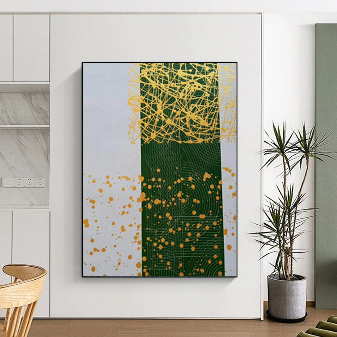 Oversized Custom Abstract Art for Garage Workbench and Tool Wall