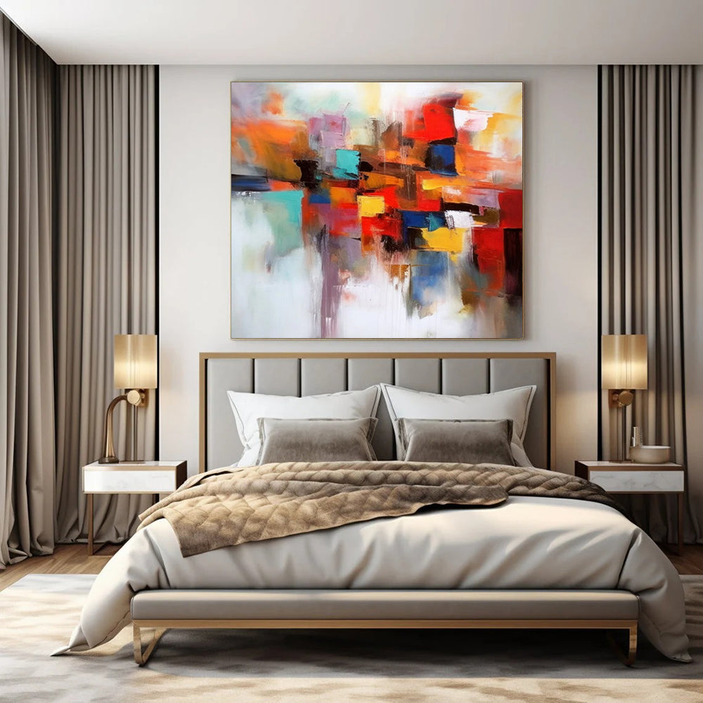 Extra-Large Modern Abstract Wall Art for Cultural Festival Exhibition Tents