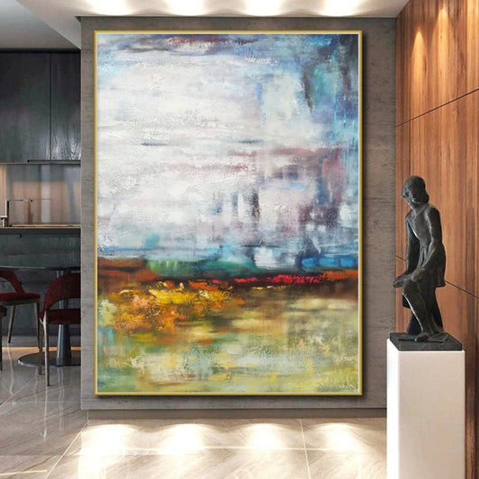 Staggering Made-to-Order Abstract Painting for Home Music Studio Wall