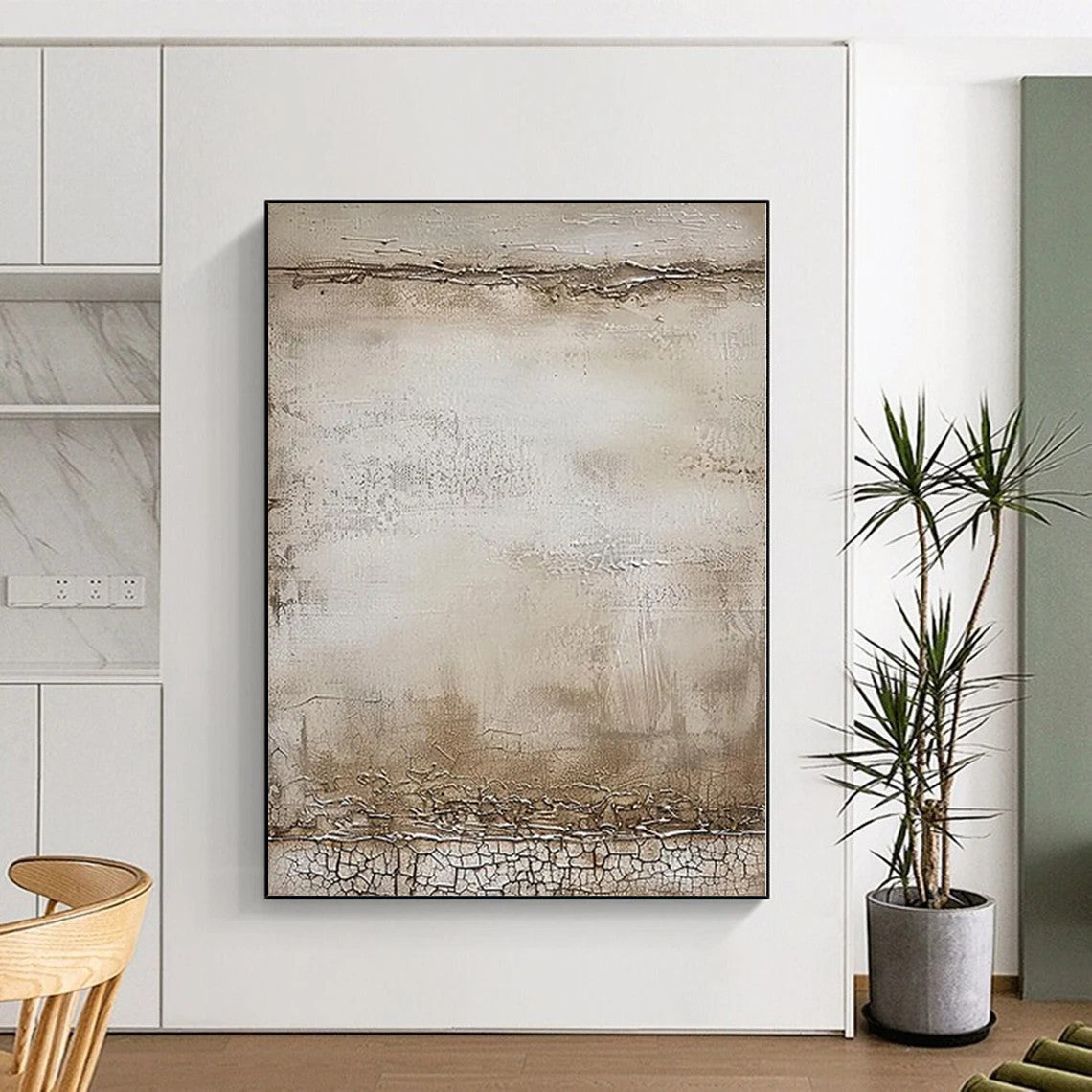 Immense Abstract Particle Art - Hand-Painted Resin for Physics Research Center Lobbies