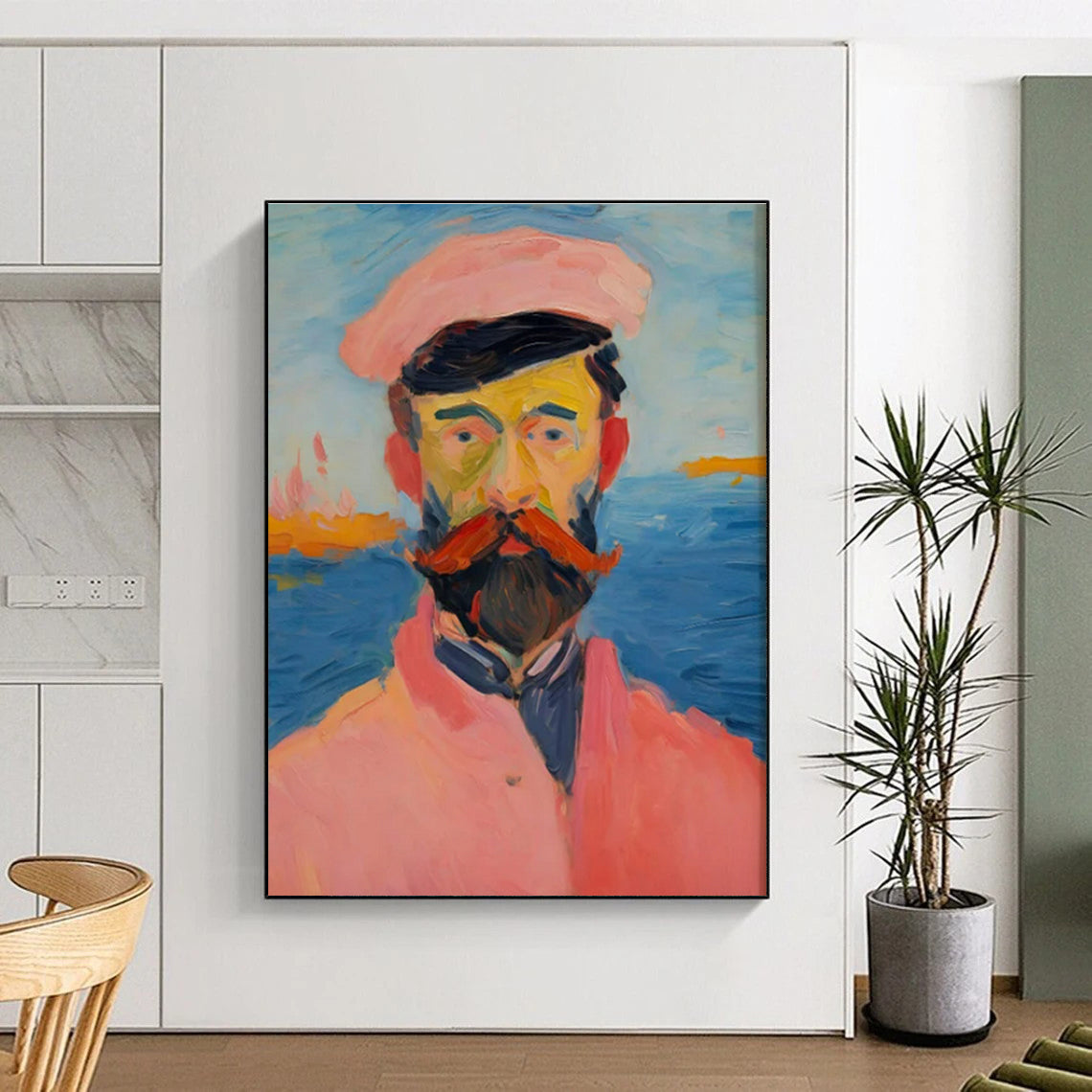Oversized Modern Abstract Artwork for Art Gallery Exhibition Walls