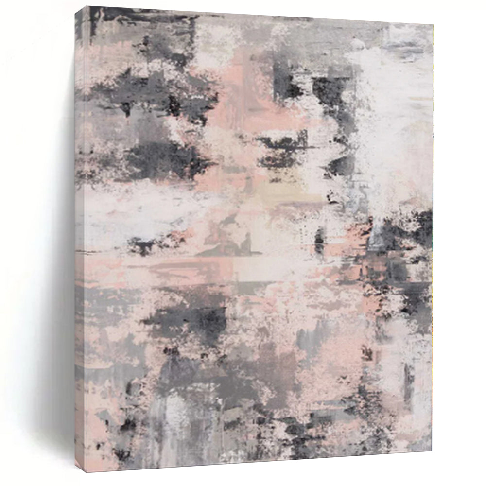 Custom Extra Large Abstract Desertscape - Hand-Painted Acrylic for Southwestern Hotels