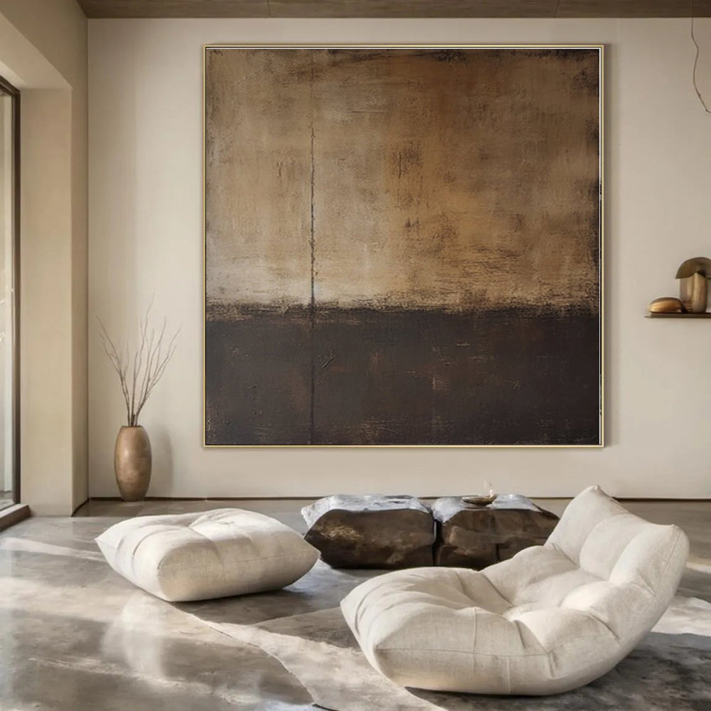 Hand-Painted Bespoke Abstract Canvas for Bedroom and Hotel Suite