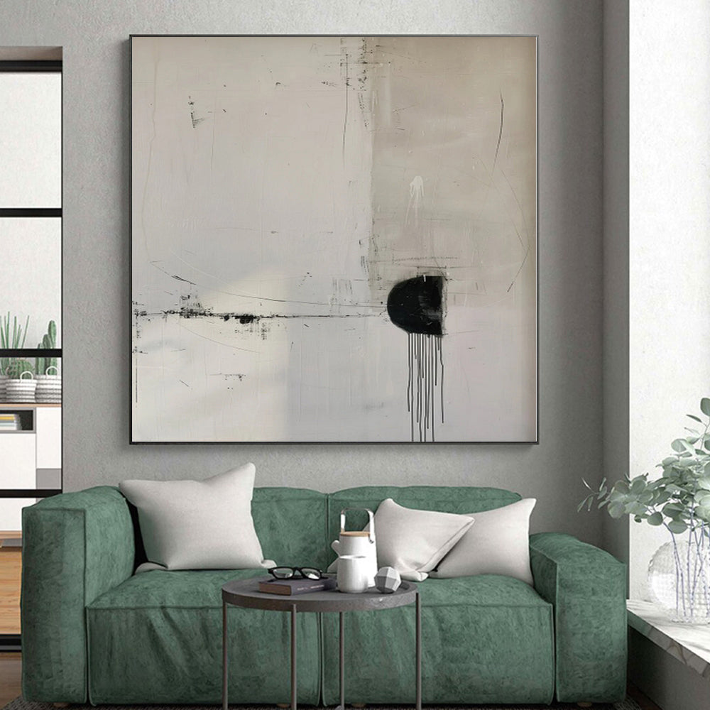 Monumental Custom Abstract Art for Master Bedroom Walk-in Closet Entrances