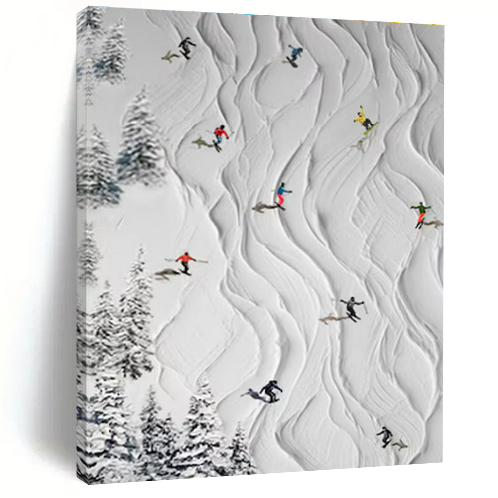 Hand-Painted Personalized Abstract Painting for Bedroom & Hotel Executive Suites