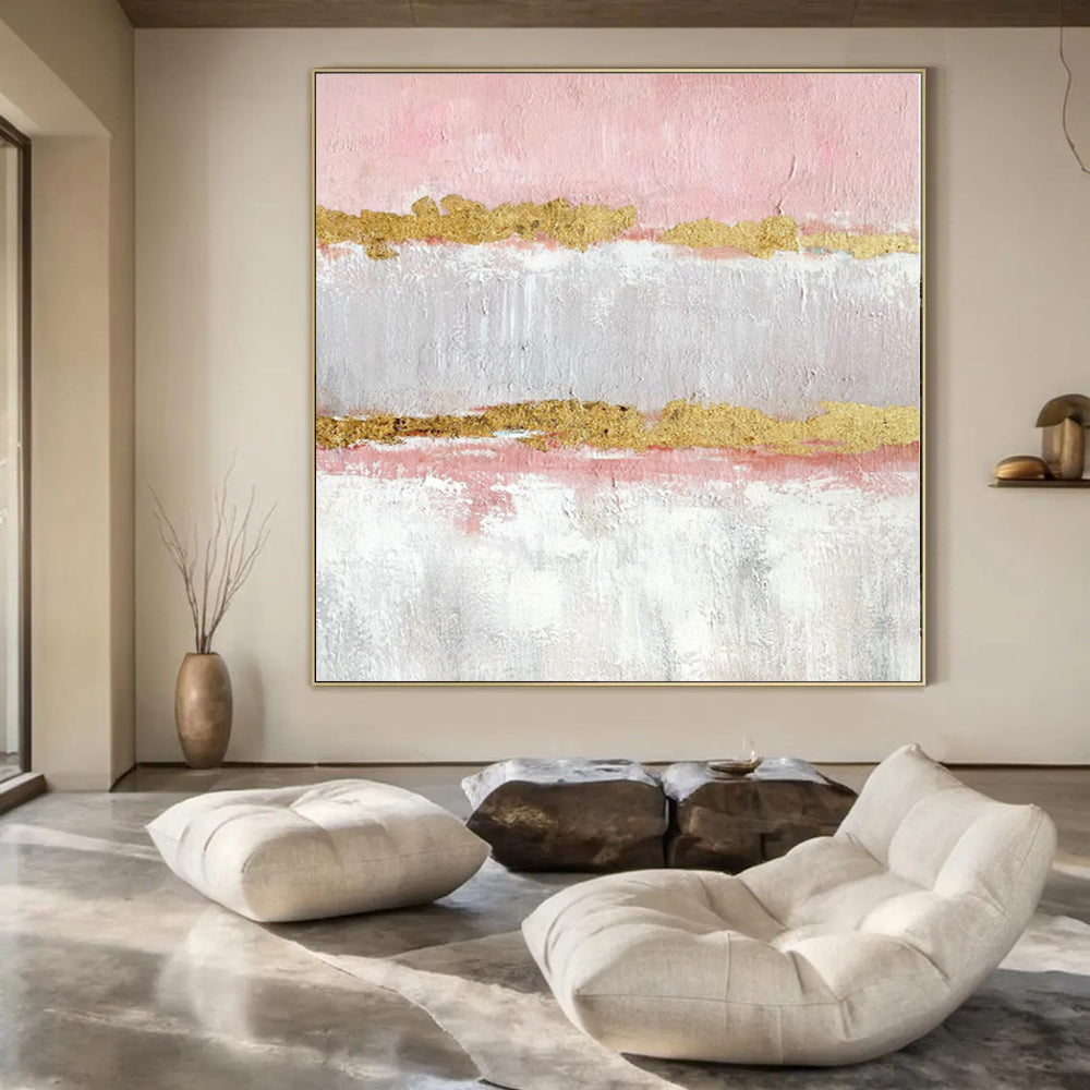 Giant Abstract Art for She Shed / He Shed Interiors - Made to Order Acrylic on Linen