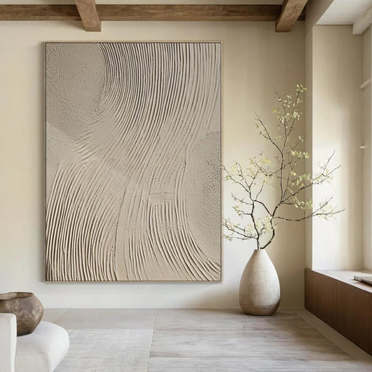 Giant Custom Abstract Painting for Architectural Firm Showrooms