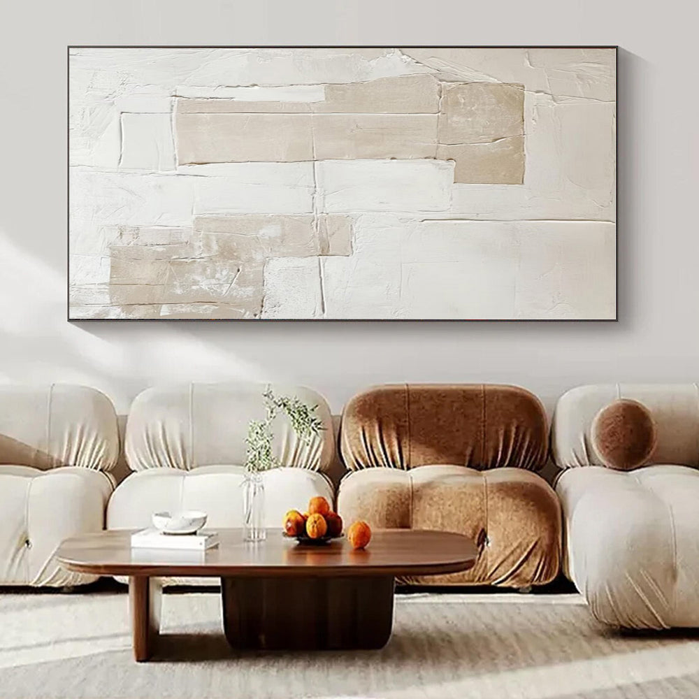 Extra-Vast Hand-Painted Modern Abstract Art for Office Maintenance Rooms