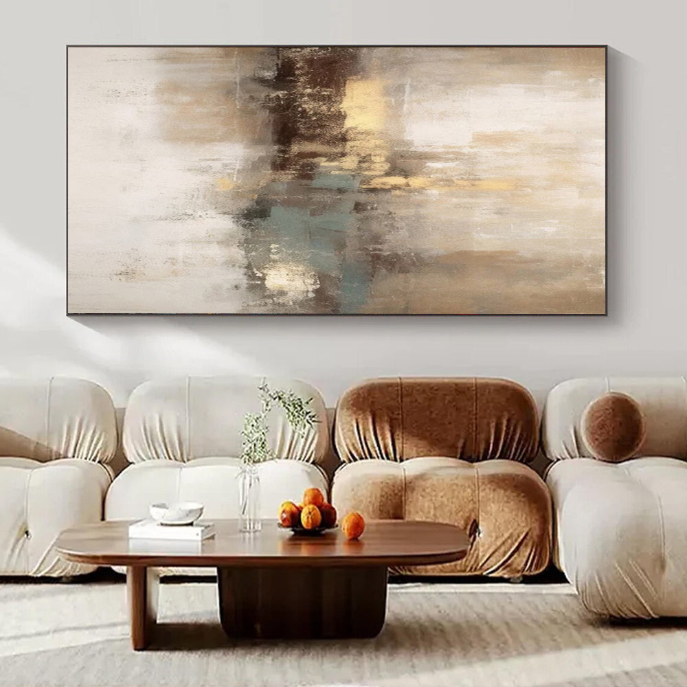 Extra-Vast Hand-Painted Modern Abstract Artwork for Villa Wine Cellars