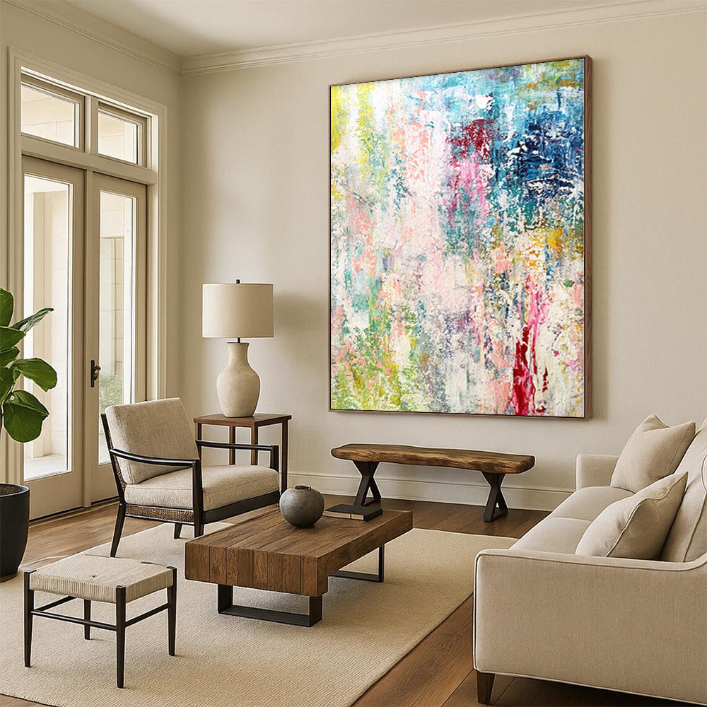 Immense Abstract Cosmic Art - Commissioned Mixed Media for Planetarium Atriums