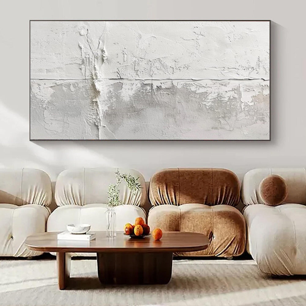 Oversized Hand-Painted Contemporary Abstract Mural for Boutique Hotel Rooftop Bars