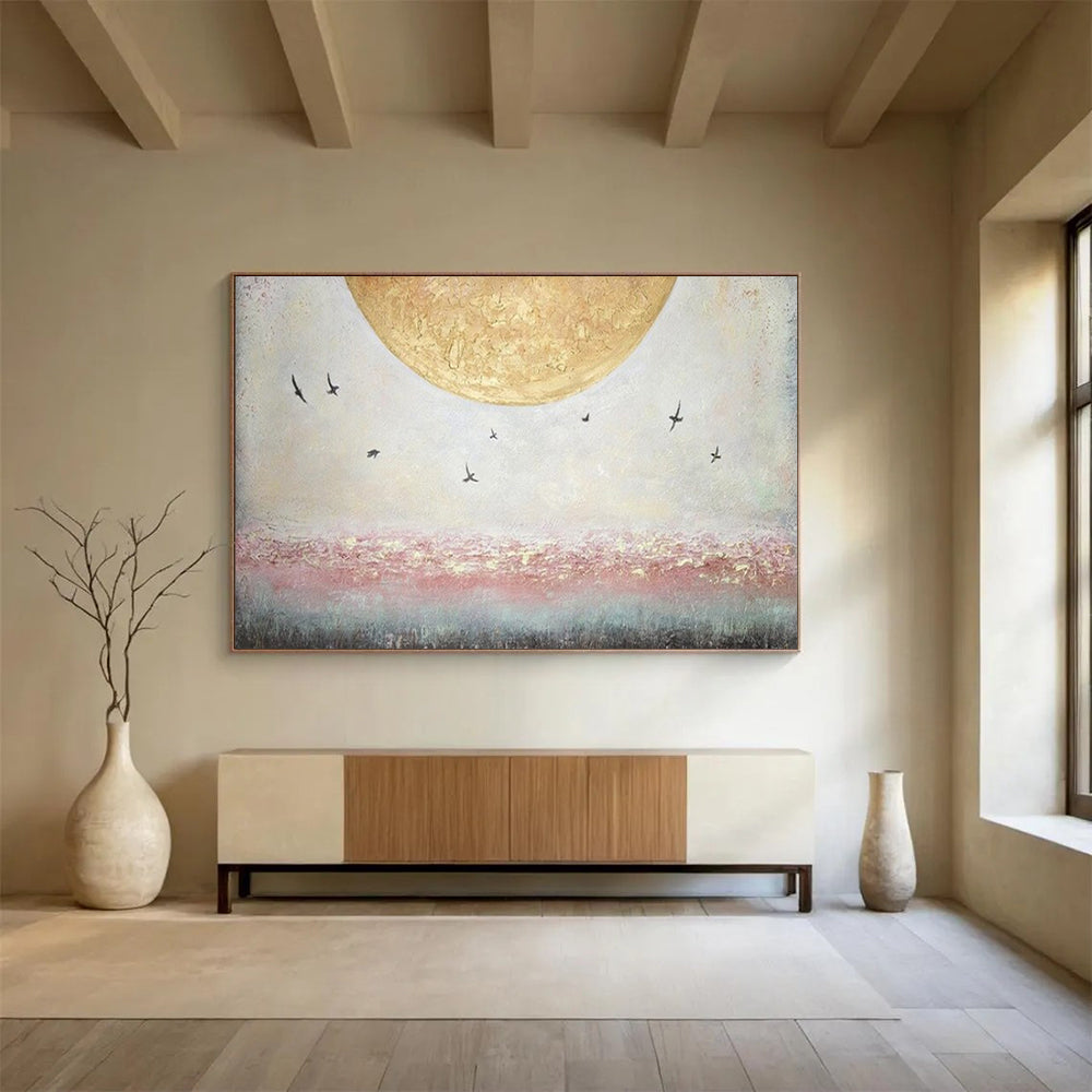 Timeless Abstract Painting for Entryway & Hotel LargeART1773