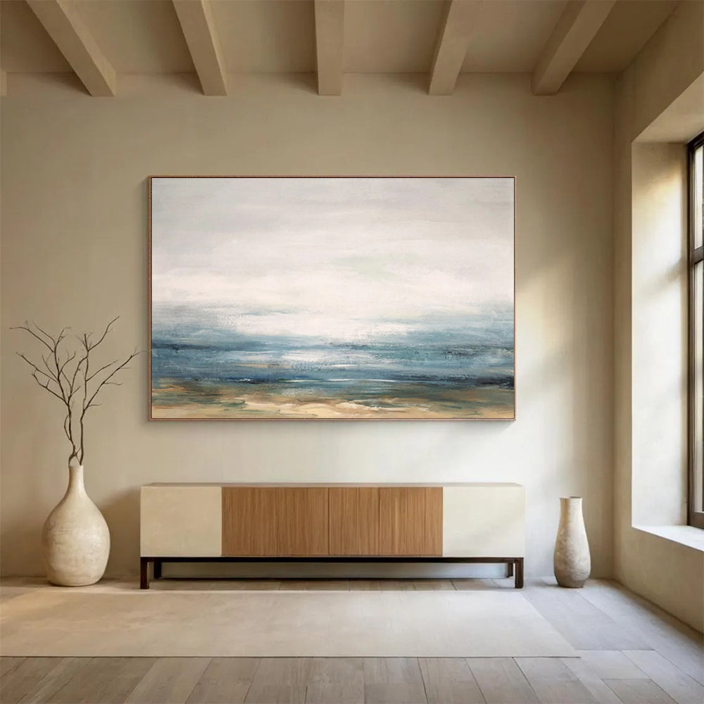 Gorgeous Large - Format Abstract Painting for Entryway & Living Room DKH174