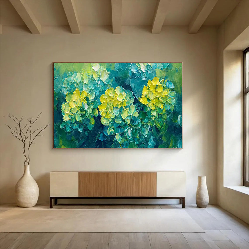 Original Hand - Painted Textured Large Abstract Creation for Charming Interiors DKH799