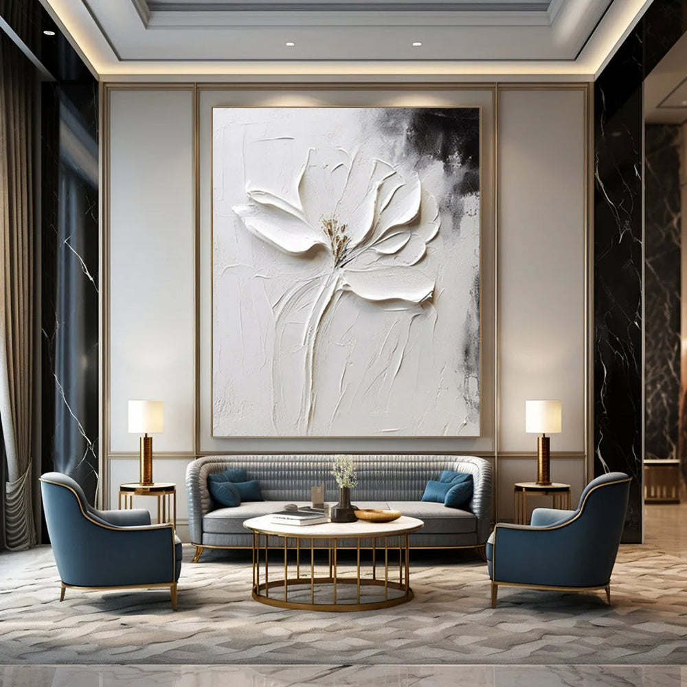 Massive-Scale Hand-Painted Abstract Canvases for Bar & Event Space LargeART2217