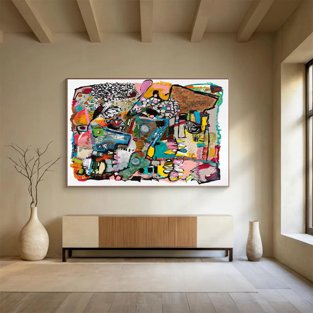 Grandiose Abstract Painting for Hallway & Bar LargeART1656