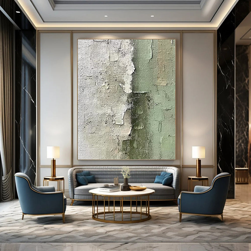 Vast Custom Textured Hand - Painted Abstract Wall Decor for Hallway & Bar DKH1002