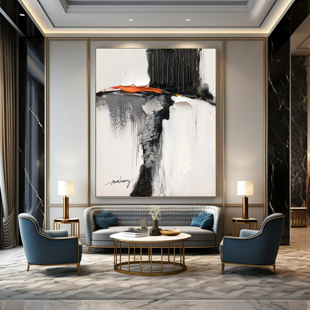 Carnival Textured Abstract Wall Art for Living Room & Kids' Playroom LargeART2089