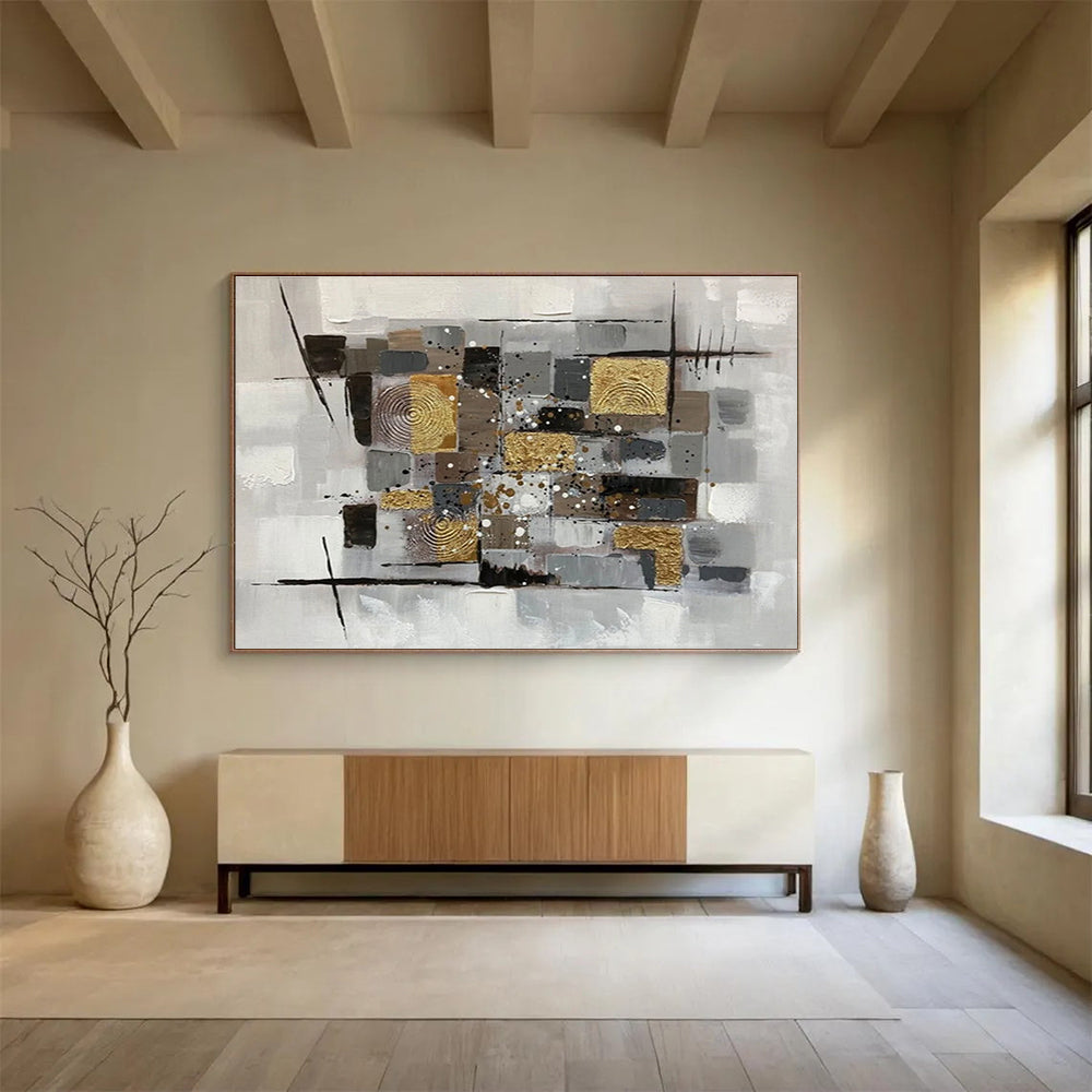 “Graceful Mysteries” Colossal Abstract Wall Art for Bedroom & Hallway DKH353