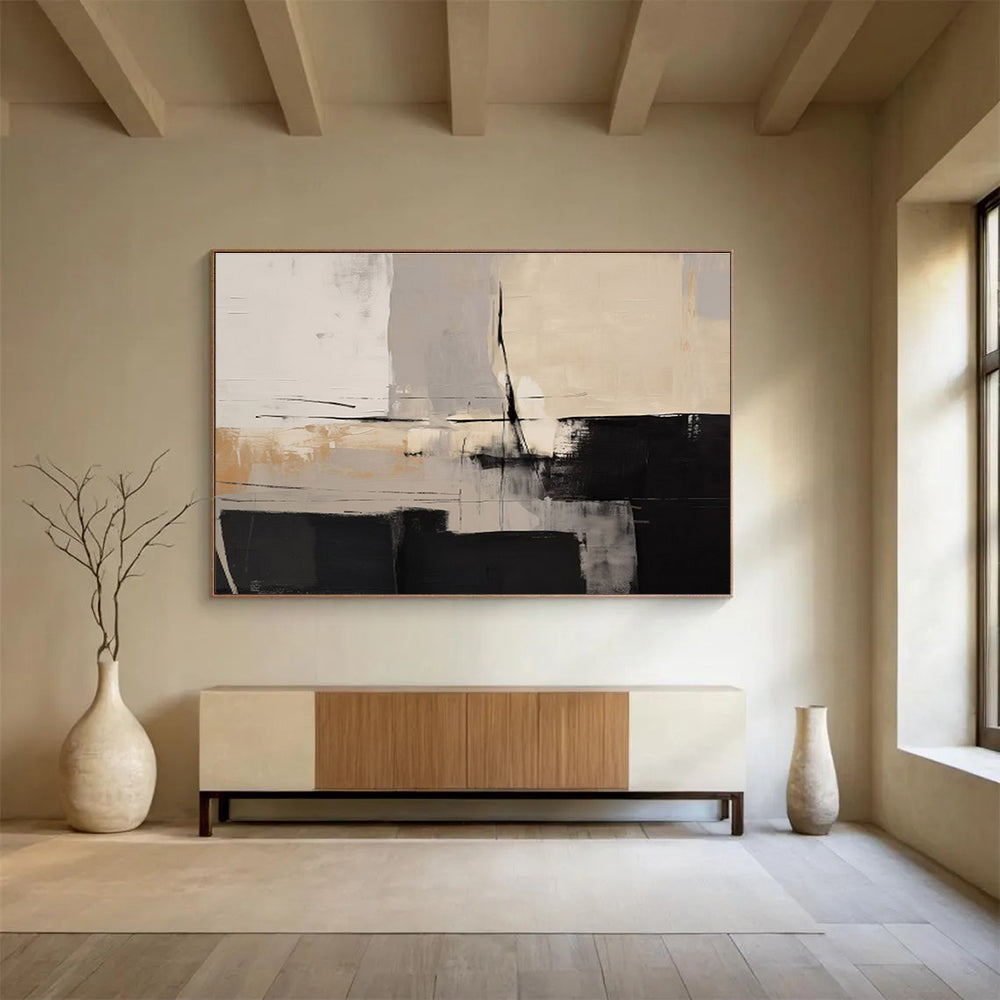 “Graceful Abstraction” Colossal Abstract Wall Art for Bedroom & Hallway DKH241