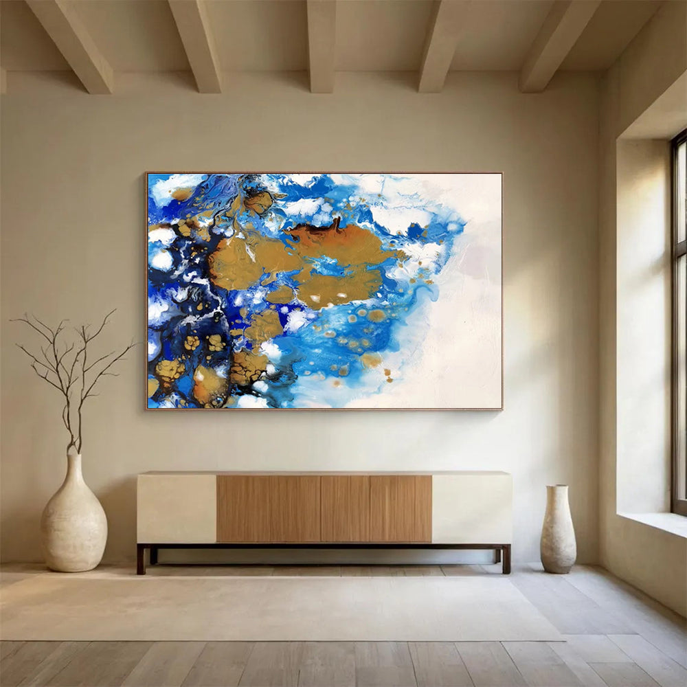 Giant Abstract Canvas for Bedroom & Entryway DKH167