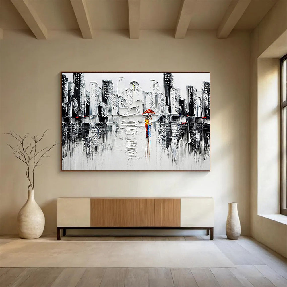 Serene Large Abstract Mural for Bedroom & Hallway DKH895