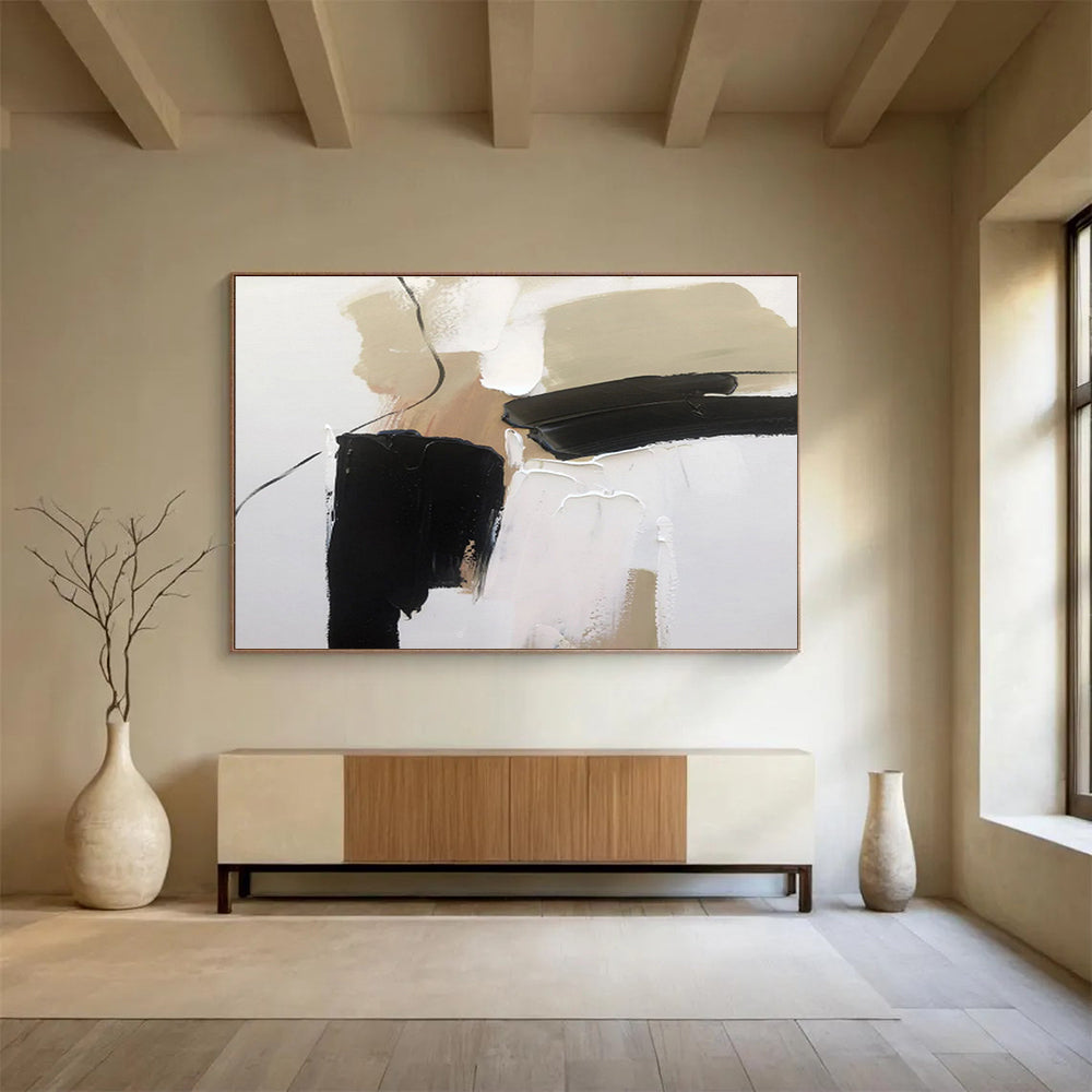 “Ethereal Drift” Immense Abstract Wall Mural for Hallway & Bar DKH313
