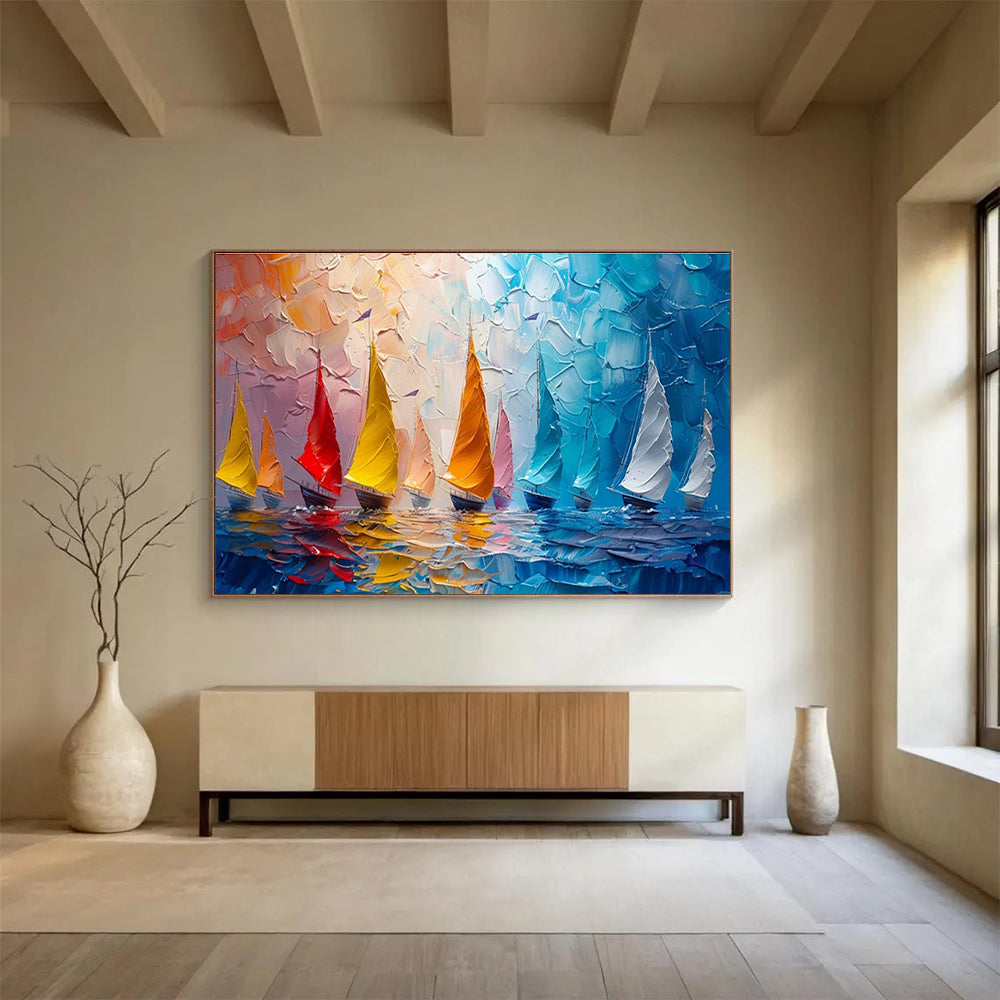 Oversized Original Textured Handmade Abstract Painting for Decorative Enhancements DKH800