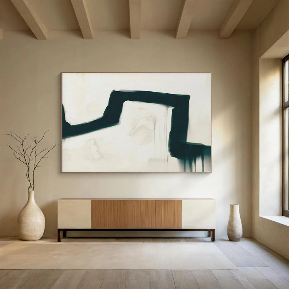 Spirited Giant Abstract Mural for Office & Living Room LargeART1790