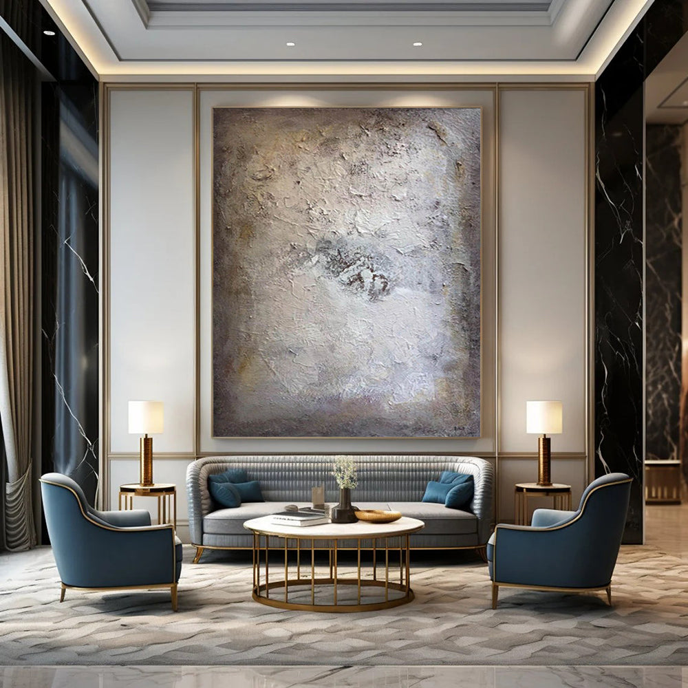 Handmade Large Abstract Creations: Textured Details for Bedroom & Living Room DTP258
