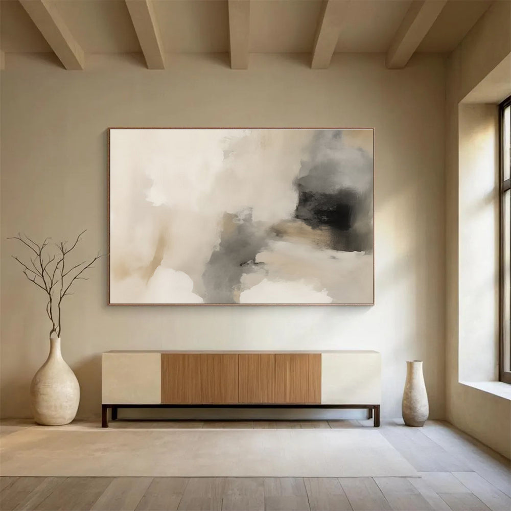“Artistic Synergy” Large - Format Abstract Canvas for Dining Room & Living Room DKH239
