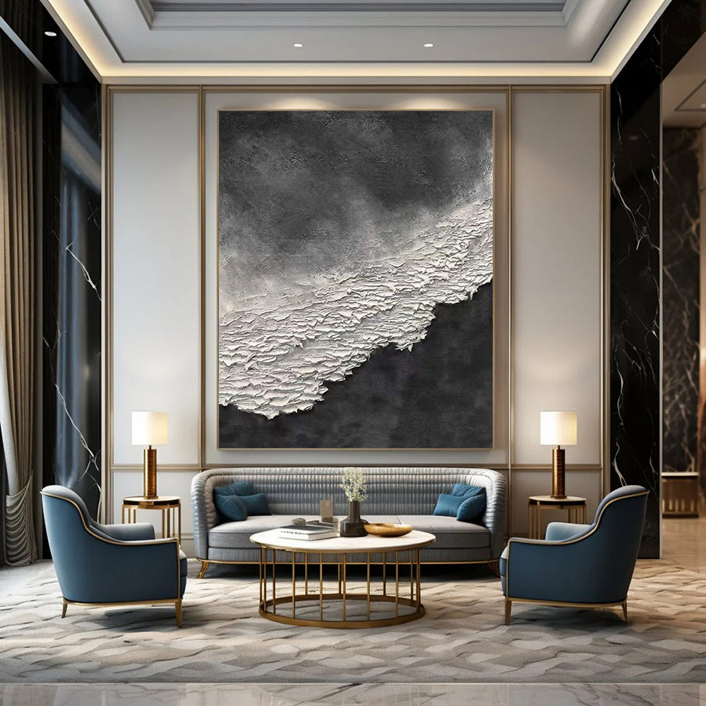 Handmade Large-Scale Abstract Artworks for Dining Room & Bar DTP365