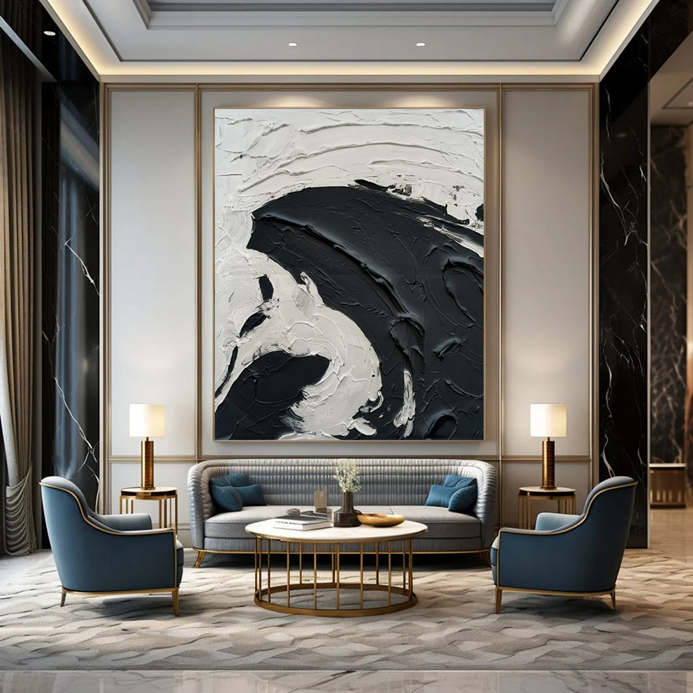 Handmade Big-Scale Abstract Creations for Dining Room & Bar DTP389
