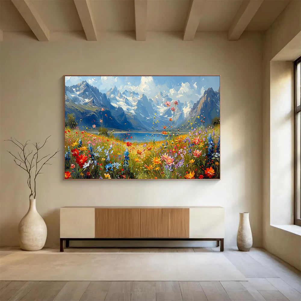 “Form Odyssey” Oversized Abstract Art for Office & Dining Room DKH256