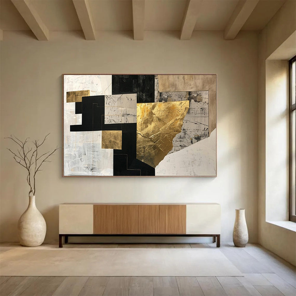 Charming Large Abstract Wall Decor for Bedroom & Office LargeART1709